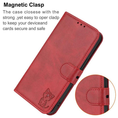 Embossed Happy Cat Pattern Flip Leather Phone Case, For Google Pixel 11 Pro XL, For Google Pixel 11 / 11 Pro, For Google Pixel 10 Pro XL, For Google Pixel 10 / 10 Pro, For Google Pixel 9a, For Google Pixel 9 Pro, For Google Pixel 9, For Google Pixel 8a...