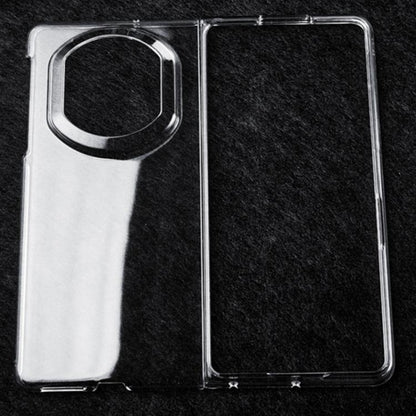 Clear shockproof phone case with circular camera opening and raised edges