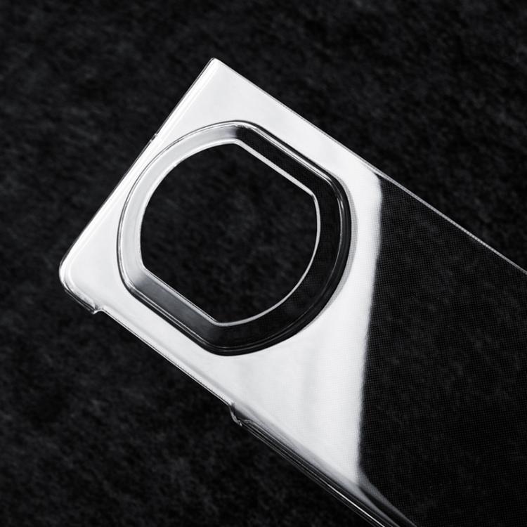 Clear shockproof phone case with circular camera cutout on back