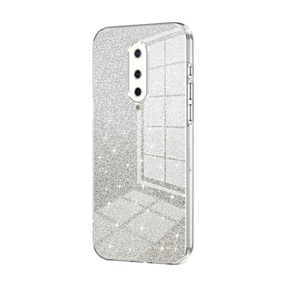 Gradient Glitter Powder Electroplated Phone Case, For OnePlus 8