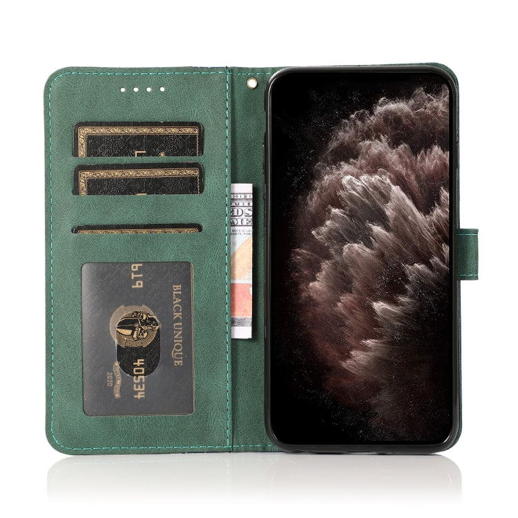 Dual-color Stitching Leather Phone Case, For Honor 90