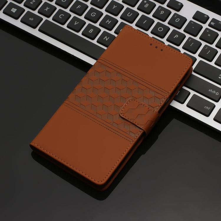 Diamond Embossed Skin Feel Leather Phone Case, For Motorola Edge 40