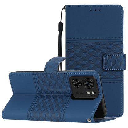 Diamond Embossed Skin Feel Leather Phone Case, For Motorola Edge 40