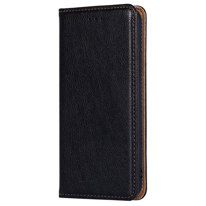 Gloss Oil Solid Color Magnetic Leather Phone Case, For Honor X50 5G
