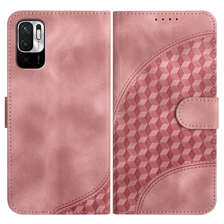 Rose red elephant-embossed faux leather phone wallet case with magnetic flap.