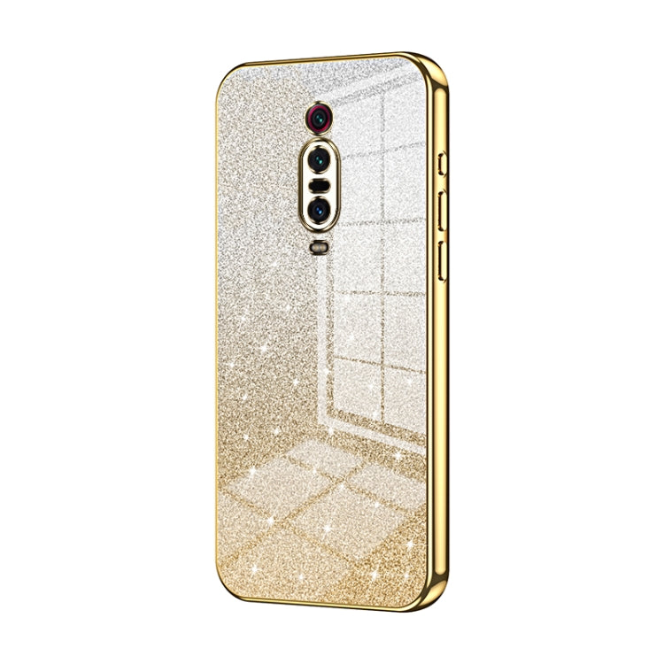 Gradient Glitter Powder Electroplated Phone Case, For Xiaomi Redmi Note 9 / 10X 4G, For Xiaomi Redmi Note 8 Pro, For Xiaomi Redmi K20 / K20 Pro, For Xiaomi Redmi Note 7 / Note 7 Pro