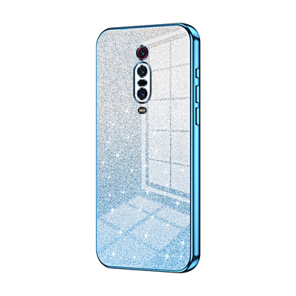 Gradient Glitter Powder Electroplated Phone Case, For Xiaomi Redmi Note 9 / 10X 4G, For Xiaomi Redmi Note 8 Pro, For Xiaomi Redmi K20 / K20 Pro, For Xiaomi Redmi Note 7 / Note 7 Pro