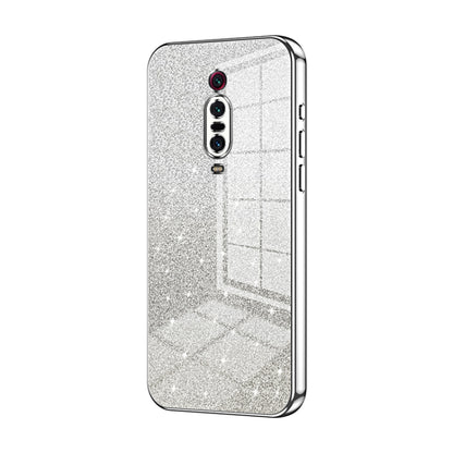 Gradient Glitter Powder Electroplated Phone Case, For Xiaomi Redmi Note 9 / 10X 4G, For Xiaomi Redmi Note 8 Pro, For Xiaomi Redmi K20 / K20 Pro, For Xiaomi Redmi Note 7 / Note 7 Pro