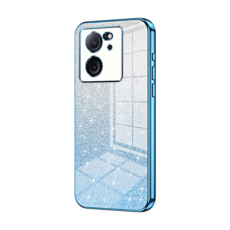 Gradient Glitter Powder Electroplated Phone Case, For Redmi Note 14 5G, For Redmi Note 14 Pro+ 5G, For Redmi 14R, For Redmi Note 14 Pro 5G, For Redmi K70 Ultra, For Xiaomi Redmi Note 13 Pro 4G, For Xiaomi Redmi Note 13 4G, For Xiaomi Redmi Note 13 5G  ...