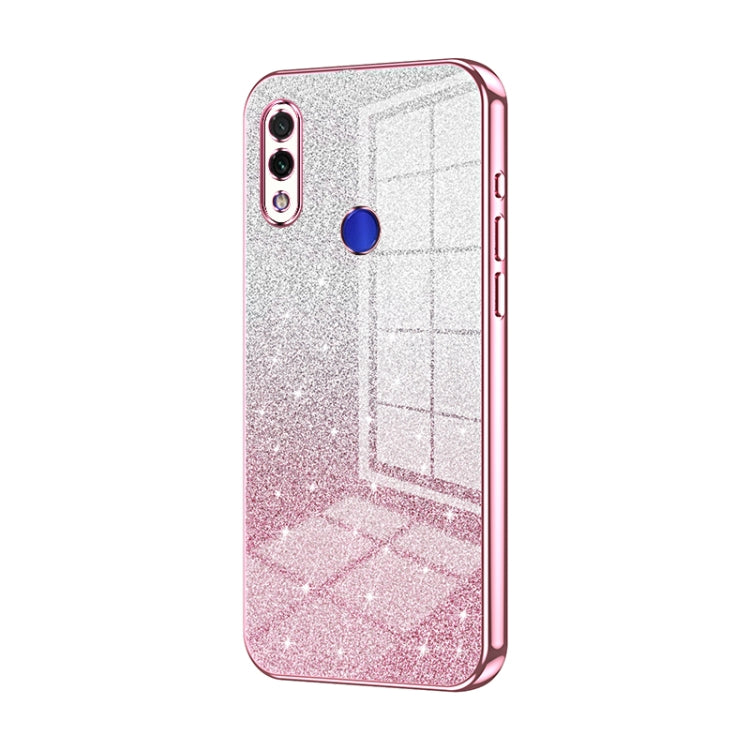 Gradient Glitter Powder Electroplated Phone Case, For Xiaomi Redmi Note 9 / 10X 4G, For Xiaomi Redmi Note 8 Pro, For Xiaomi Redmi K20 / K20 Pro, For Xiaomi Redmi Note 7 / Note 7 Pro