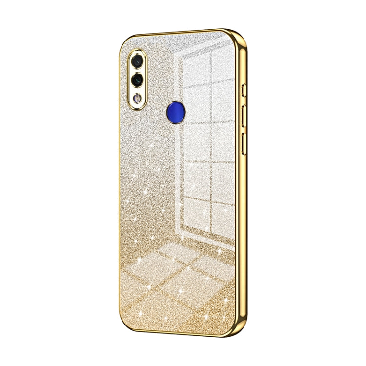 Gradient Glitter Powder Electroplated Phone Case, For Xiaomi Redmi Note 9 / 10X 4G, For Xiaomi Redmi Note 8 Pro, For Xiaomi Redmi K20 / K20 Pro, For Xiaomi Redmi Note 7 / Note 7 Pro