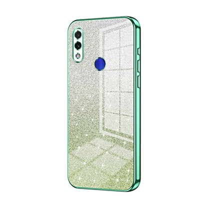 Gradient Glitter Powder Electroplated Phone Case, For Xiaomi Redmi Note 9 / 10X 4G, For Xiaomi Redmi Note 8 Pro, For Xiaomi Redmi K20 / K20 Pro, For Xiaomi Redmi Note 7 / Note 7 Pro