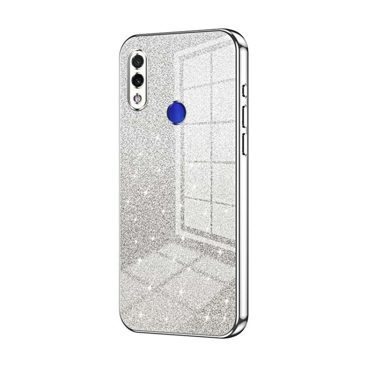 Gradient Glitter Powder Electroplated Phone Case, For Xiaomi Redmi Note 9 / 10X 4G, For Xiaomi Redmi Note 8 Pro, For Xiaomi Redmi K20 / K20 Pro, For Xiaomi Redmi Note 7 / Note 7 Pro