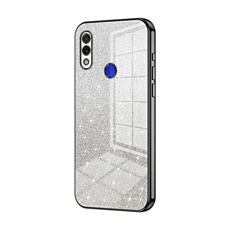 Gradient Glitter Powder Electroplated Phone Case, For Xiaomi Redmi Note 9 / 10X 4G, For Xiaomi Redmi Note 8 Pro, For Xiaomi Redmi K20 / K20 Pro, For Xiaomi Redmi Note 7 / Note 7 Pro