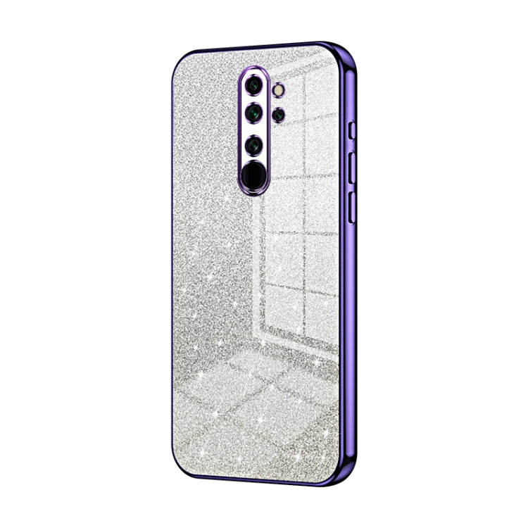 Gradient Glitter Powder Electroplated Phone Case, For Xiaomi Redmi Note 9 / 10X 4G, For Xiaomi Redmi Note 8 Pro, For Xiaomi Redmi K20 / K20 Pro, For Xiaomi Redmi Note 7 / Note 7 Pro