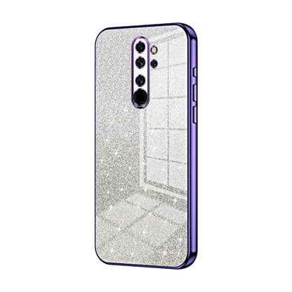 Gradient Glitter Powder Electroplated Phone Case, For Xiaomi Redmi Note 9 / 10X 4G, For Xiaomi Redmi Note 8 Pro, For Xiaomi Redmi K20 / K20 Pro, For Xiaomi Redmi Note 7 / Note 7 Pro