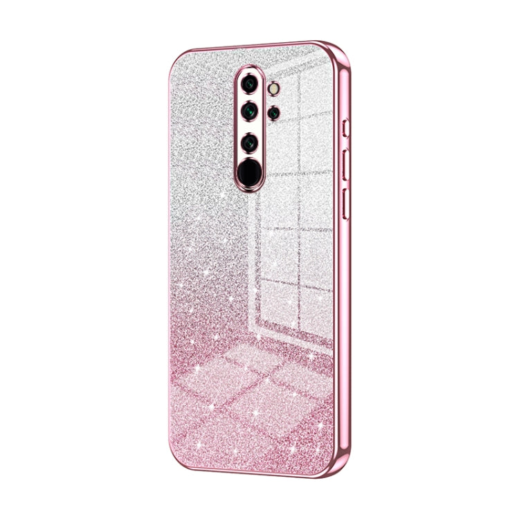 Gradient Glitter Powder Electroplated Phone Case, For Xiaomi Redmi Note 9 / 10X 4G, For Xiaomi Redmi Note 8 Pro, For Xiaomi Redmi K20 / K20 Pro, For Xiaomi Redmi Note 7 / Note 7 Pro
