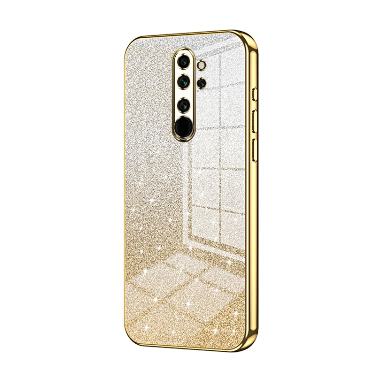Gradient Glitter Powder Electroplated Phone Case, For Xiaomi Redmi Note 9 / 10X 4G, For Xiaomi Redmi Note 8 Pro, For Xiaomi Redmi K20 / K20 Pro, For Xiaomi Redmi Note 7 / Note 7 Pro