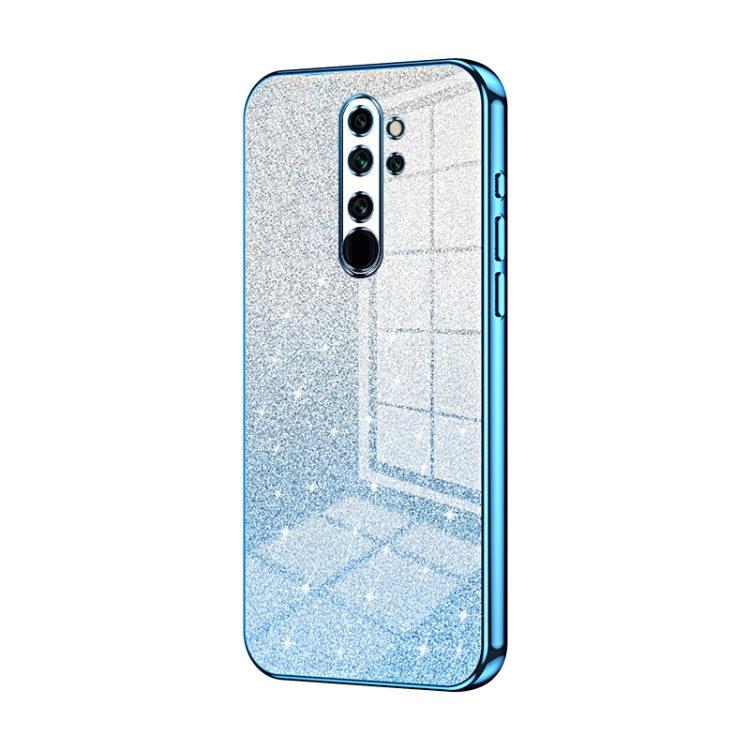 Gradient Glitter Powder Electroplated Phone Case, For Xiaomi Redmi Note 9 / 10X 4G, For Xiaomi Redmi Note 8 Pro, For Xiaomi Redmi K20 / K20 Pro, For Xiaomi Redmi Note 7 / Note 7 Pro