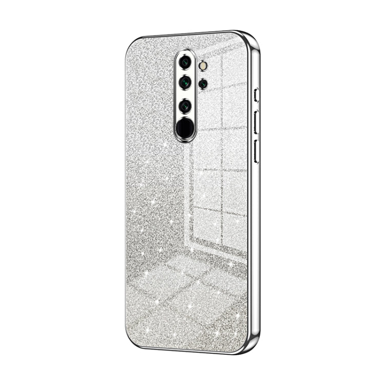 Gradient Glitter Powder Electroplated Phone Case, For Xiaomi Redmi Note 9 / 10X 4G, For Xiaomi Redmi Note 8 Pro, For Xiaomi Redmi K20 / K20 Pro, For Xiaomi Redmi Note 7 / Note 7 Pro