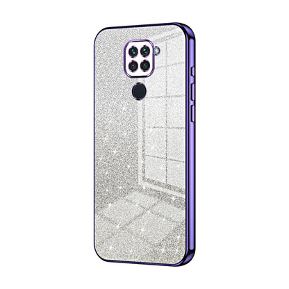 Gradient Glitter Powder Electroplated Phone Case, For Xiaomi Redmi Note 9 / 10X 4G, For Xiaomi Redmi Note 8 Pro, For Xiaomi Redmi K20 / K20 Pro, For Xiaomi Redmi Note 7 / Note 7 Pro