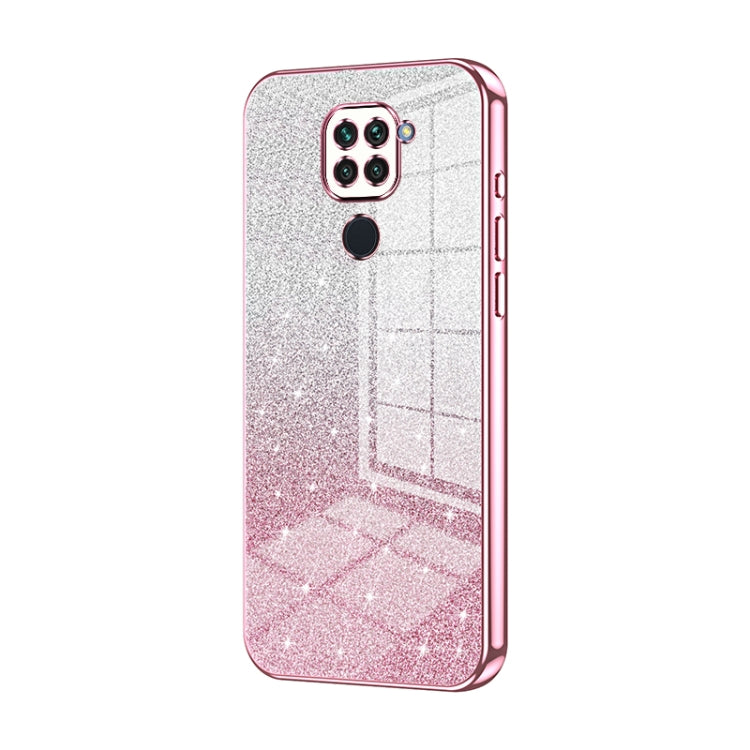 Gradient Glitter Powder Electroplated Phone Case, For Xiaomi Redmi Note 9 / 10X 4G, For Xiaomi Redmi Note 8 Pro, For Xiaomi Redmi K20 / K20 Pro, For Xiaomi Redmi Note 7 / Note 7 Pro