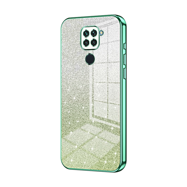 Gradient Glitter Powder Electroplated Phone Case, For Xiaomi Redmi Note 9 / 10X 4G, For Xiaomi Redmi Note 8 Pro, For Xiaomi Redmi K20 / K20 Pro, For Xiaomi Redmi Note 7 / Note 7 Pro