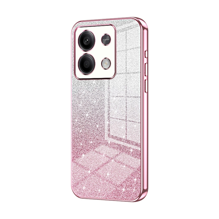 Gradient Glitter Powder Electroplated Phone Case, For Redmi Note 14 5G, For Redmi Note 14 Pro+ 5G, For Redmi 14R, For Redmi Note 14 Pro 5G, For Redmi K70 Ultra, For Xiaomi Redmi Note 13 Pro 4G, For Xiaomi Redmi Note 13 4G, For Xiaomi Redmi Note 13 5G  ...