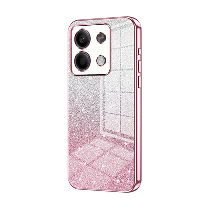 Gradient Glitter Powder Electroplated Phone Case, For Redmi Note 14 5G, For Redmi Note 14 Pro+ 5G, For Redmi 14R, For Redmi Note 14 Pro 5G, For Redmi K70 Ultra, For Xiaomi Redmi Note 13 Pro 4G, For Xiaomi Redmi Note 13 4G, For Xiaomi Redmi Note 13 5G  ...