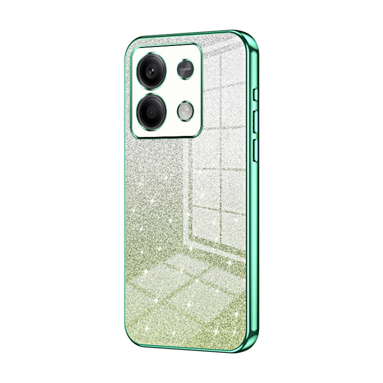 Gradient Glitter Powder Electroplated Phone Case, For Redmi Note 14 5G, For Redmi Note 14 Pro+ 5G, For Redmi 14R, For Redmi Note 14 Pro 5G, For Redmi K70 Ultra, For Xiaomi Redmi Note 13 Pro 4G, For Xiaomi Redmi Note 13 4G, For Xiaomi Redmi Note 13 5G  ...