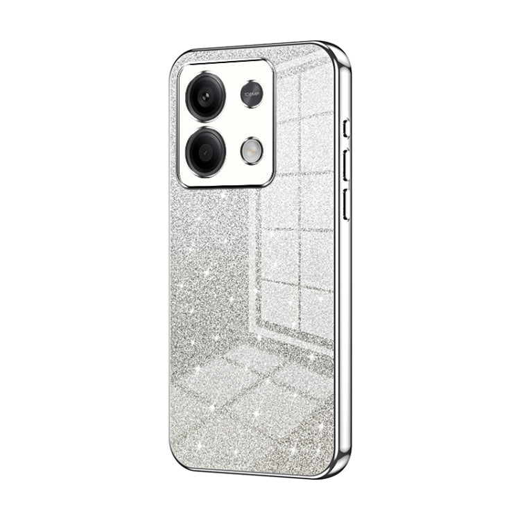 Gradient Glitter Powder Electroplated Phone Case, For Redmi Note 14 5G, For Redmi Note 14 Pro+ 5G, For Redmi 14R, For Redmi Note 14 Pro 5G, For Redmi K70 Ultra, For Xiaomi Redmi Note 13 Pro 4G, For Xiaomi Redmi Note 13 4G, For Xiaomi Redmi Note 13 5G  ...