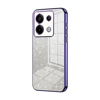 Gradient Glitter Powder Electroplated Phone Case, For Redmi Note 14 5G, For Redmi Note 14 Pro+ 5G, For Redmi 14R, For Redmi Note 14 Pro 5G, For Redmi K70 Ultra, For Xiaomi Redmi Note 13 Pro 4G, For Xiaomi Redmi Note 13 4G, For Xiaomi Redmi Note 13 5G  ...