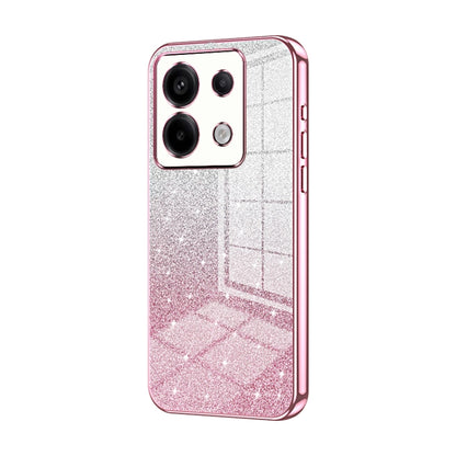 Gradient Glitter Powder Electroplated Phone Case, For Redmi Note 14 5G, For Redmi Note 14 Pro+ 5G, For Redmi 14R, For Redmi Note 14 Pro 5G, For Redmi K70 Ultra, For Xiaomi Redmi Note 13 Pro 4G, For Xiaomi Redmi Note 13 4G, For Xiaomi Redmi Note 13 5G  ...