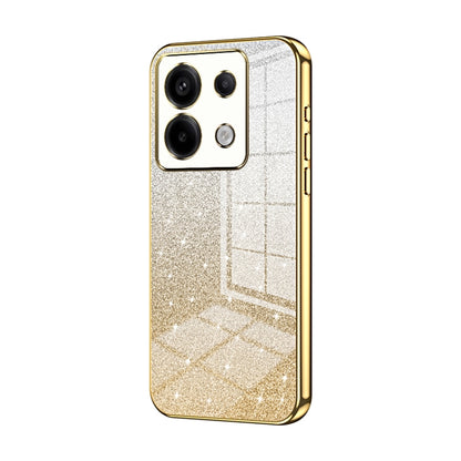 Gradient Glitter Powder Electroplated Phone Case, For Redmi Note 14 5G, For Redmi Note 14 Pro+ 5G, For Redmi 14R, For Redmi Note 14 Pro 5G, For Redmi K70 Ultra, For Xiaomi Redmi Note 13 Pro 4G, For Xiaomi Redmi Note 13 4G, For Xiaomi Redmi Note 13 5G  ...