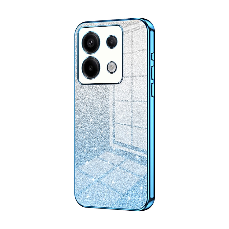 Gradient Glitter Powder Electroplated Phone Case, For Redmi Note 14 5G, For Redmi Note 14 Pro+ 5G, For Redmi 14R, For Redmi Note 14 Pro 5G, For Redmi K70 Ultra, For Xiaomi Redmi Note 13 Pro 4G, For Xiaomi Redmi Note 13 4G, For Xiaomi Redmi Note 13 5G  ...