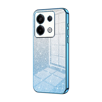 Gradient Glitter Powder Electroplated Phone Case, For Redmi Note 14 5G, For Redmi Note 14 Pro+ 5G, For Redmi 14R, For Redmi Note 14 Pro 5G, For Redmi K70 Ultra, For Xiaomi Redmi Note 13 Pro 4G, For Xiaomi Redmi Note 13 4G, For Xiaomi Redmi Note 13 5G  ...