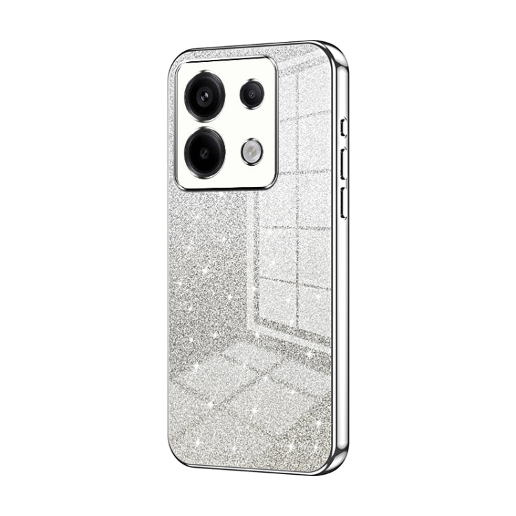 Gradient Glitter Powder Electroplated Phone Case, For Redmi Note 14 5G, For Redmi Note 14 Pro+ 5G, For Redmi 14R, For Redmi Note 14 Pro 5G, For Redmi K70 Ultra, For Xiaomi Redmi Note 13 Pro 4G, For Xiaomi Redmi Note 13 4G, For Xiaomi Redmi Note 13 5G  ...
