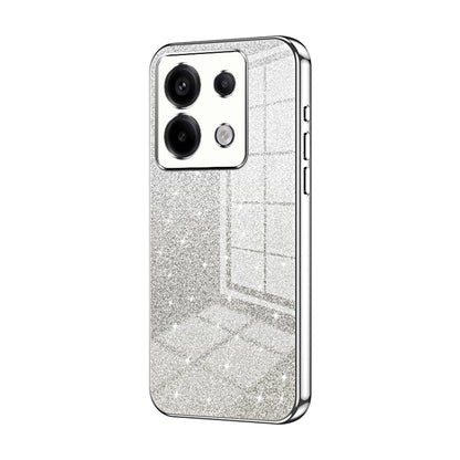 Gradient Glitter Powder Electroplated Phone Case, For Redmi Note 14 5G, For Redmi Note 14 Pro+ 5G, For Redmi 14R, For Redmi Note 14 Pro 5G, For Redmi K70 Ultra, For Xiaomi Redmi Note 13 Pro 4G, For Xiaomi Redmi Note 13 4G, For Xiaomi Redmi Note 13 5G  ...