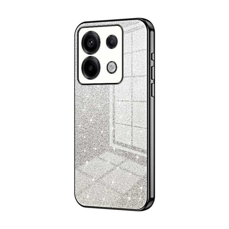 Gradient Glitter Powder Electroplated Phone Case, For Redmi Note 14 5G, For Redmi Note 14 Pro+ 5G, For Redmi 14R, For Redmi Note 14 Pro 5G, For Redmi K70 Ultra, For Xiaomi Redmi Note 13 Pro 4G, For Xiaomi Redmi Note 13 4G, For Xiaomi Redmi Note 13 5G  ...