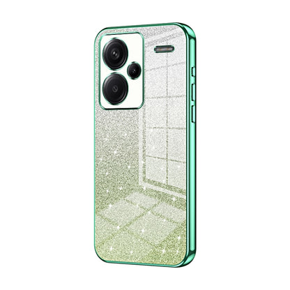 Gradient Glitter Powder Electroplated Phone Case, For Redmi Note 14 5G, For Redmi Note 14 Pro+ 5G, For Redmi 14R, For Redmi Note 14 Pro 5G, For Redmi K70 Ultra, For Xiaomi Redmi Note 13 Pro 4G, For Xiaomi Redmi Note 13 4G, For Xiaomi Redmi Note 13 5G  ...