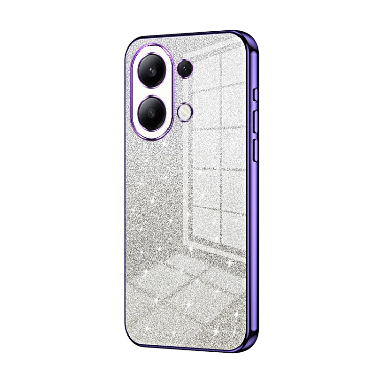 Gradient Glitter Powder Electroplated Phone Case, For Redmi Note 14 5G, For Redmi Note 14 Pro+ 5G, For Redmi 14R, For Redmi Note 14 Pro 5G, For Redmi K70 Ultra, For Xiaomi Redmi Note 13 Pro 4G, For Xiaomi Redmi Note 13 4G, For Xiaomi Redmi Note 13 5G  ...