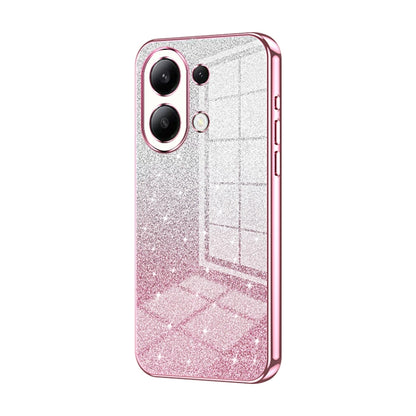 Gradient Glitter Powder Electroplated Phone Case, For Redmi Note 14 5G, For Redmi Note 14 Pro+ 5G, For Redmi 14R, For Redmi Note 14 Pro 5G, For Redmi K70 Ultra, For Xiaomi Redmi Note 13 Pro 4G, For Xiaomi Redmi Note 13 4G, For Xiaomi Redmi Note 13 5G  ...
