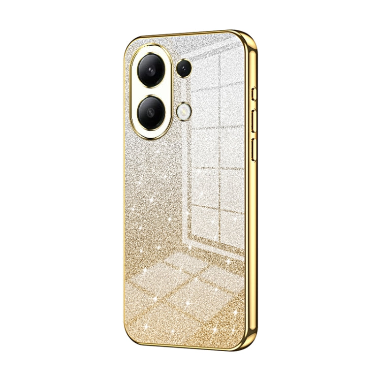 Gradient Glitter Powder Electroplated Phone Case, For Redmi Note 14 5G, For Redmi Note 14 Pro+ 5G, For Redmi 14R, For Redmi Note 14 Pro 5G, For Redmi K70 Ultra, For Xiaomi Redmi Note 13 Pro 4G, For Xiaomi Redmi Note 13 4G, For Xiaomi Redmi Note 13 5G  ...