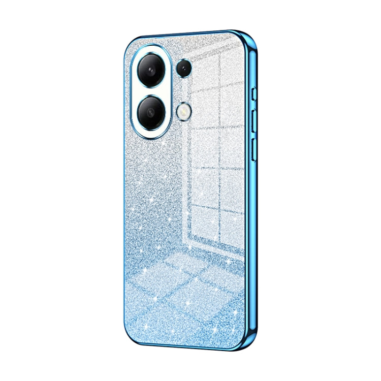 Gradient Glitter Powder Electroplated Phone Case, For Redmi Note 14 5G, For Redmi Note 14 Pro+ 5G, For Redmi 14R, For Redmi Note 14 Pro 5G, For Redmi K70 Ultra, For Xiaomi Redmi Note 13 Pro 4G, For Xiaomi Redmi Note 13 4G, For Xiaomi Redmi Note 13 5G  ...