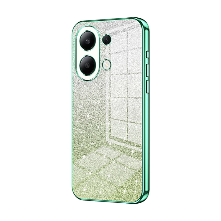 Gradient Glitter Powder Electroplated Phone Case, For Redmi Note 14 5G, For Redmi Note 14 Pro+ 5G, For Redmi 14R, For Redmi Note 14 Pro 5G, For Redmi K70 Ultra, For Xiaomi Redmi Note 13 Pro 4G, For Xiaomi Redmi Note 13 4G, For Xiaomi Redmi Note 13 5G  ...