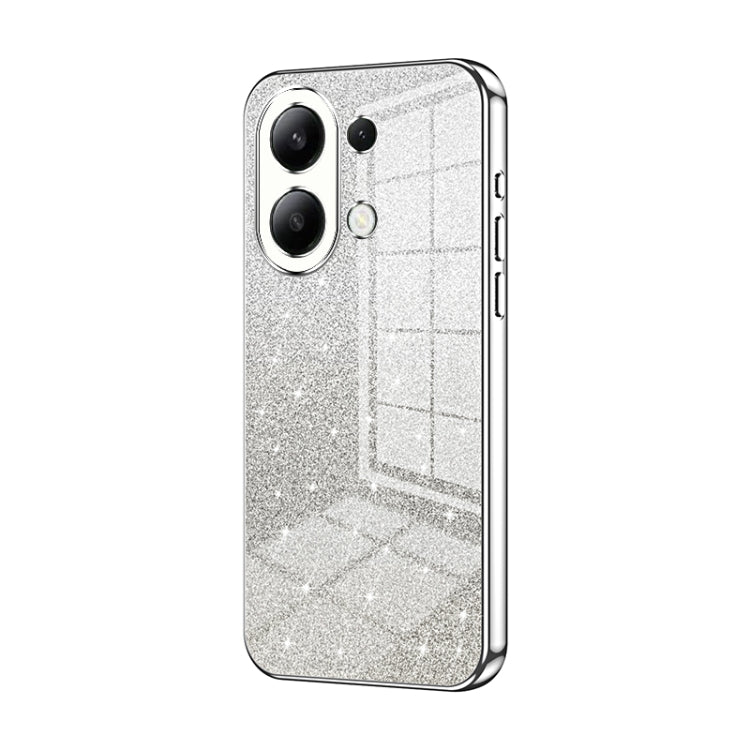 Gradient Glitter Powder Electroplated Phone Case, For Redmi Note 14 5G, For Redmi Note 14 Pro+ 5G, For Redmi 14R, For Redmi Note 14 Pro 5G, For Redmi K70 Ultra, For Xiaomi Redmi Note 13 Pro 4G, For Xiaomi Redmi Note 13 4G, For Xiaomi Redmi Note 13 5G  ...
