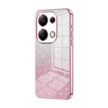 Gradient Glitter Powder Electroplated Phone Case, For Redmi Note 14 5G, For Redmi Note 14 Pro+ 5G, For Redmi 14R, For Redmi Note 14 Pro 5G, For Redmi K70 Ultra, For Xiaomi Redmi Note 13 Pro 4G, For Xiaomi Redmi Note 13 4G, For Xiaomi Redmi Note 13 5G  ...