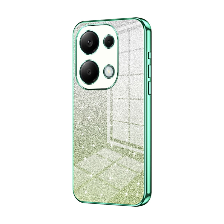 Gradient Glitter Powder Electroplated Phone Case, For Redmi Note 14 5G, For Redmi Note 14 Pro+ 5G, For Redmi 14R, For Redmi Note 14 Pro 5G, For Redmi K70 Ultra, For Xiaomi Redmi Note 13 Pro 4G, For Xiaomi Redmi Note 13 4G, For Xiaomi Redmi Note 13 5G  ...
