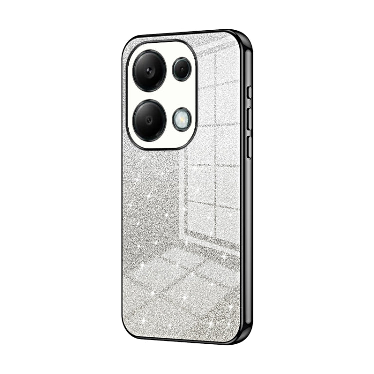 Gradient Glitter Powder Electroplated Phone Case, For Redmi Note 14 5G, For Redmi Note 14 Pro+ 5G, For Redmi 14R, For Redmi Note 14 Pro 5G, For Redmi K70 Ultra, For Xiaomi Redmi Note 13 Pro 4G, For Xiaomi Redmi Note 13 4G, For Xiaomi Redmi Note 13 5G  ...
