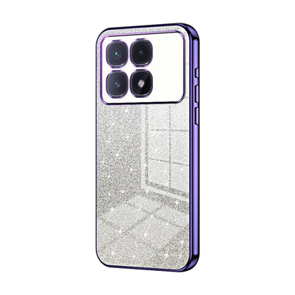 Gradient Glitter Powder Electroplated Phone Case, For Redmi Note 14 5G, For Redmi Note 14 Pro+ 5G, For Redmi 14R, For Redmi Note 14 Pro 5G, For Redmi K70 Ultra, For Xiaomi Redmi Note 13 Pro 4G, For Xiaomi Redmi Note 13 4G, For Xiaomi Redmi Note 13 5G  ...